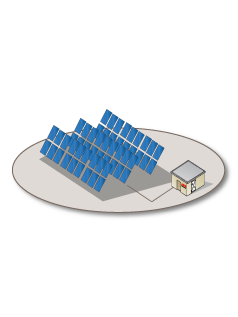 Solar Power Plant, PV Inverters, Solar field, Protect